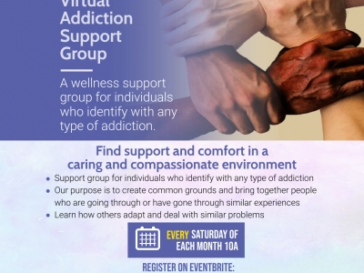 Addiction Support Group Flyer